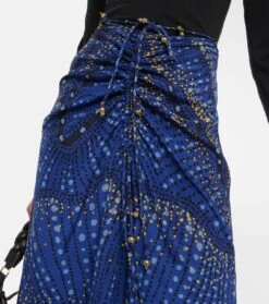 Maxirock Safia Aus Seide -Odabashsa Geschaft P00751567 d1