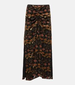 Maxirock Safia Aus Satin