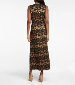 Maxirock Safia Aus Satin -Odabashsa Geschaft P00751573 b2