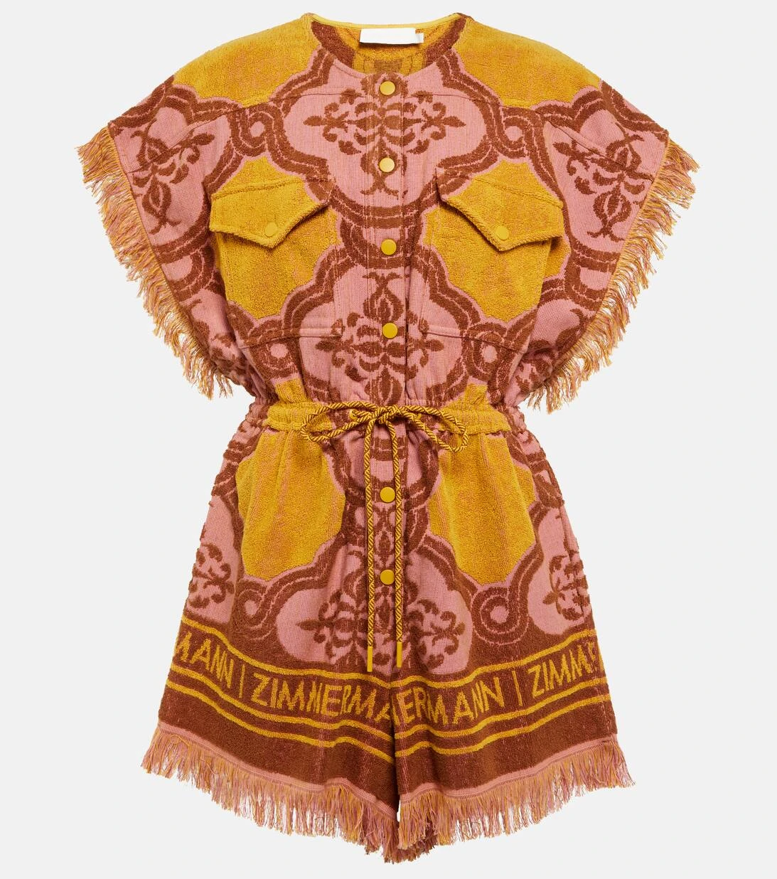 Zimmermann Bedruckter Playsuit Cira Aus Frottee 1 Zimmermann Bedruckter Playsuit Cira Aus Frottee