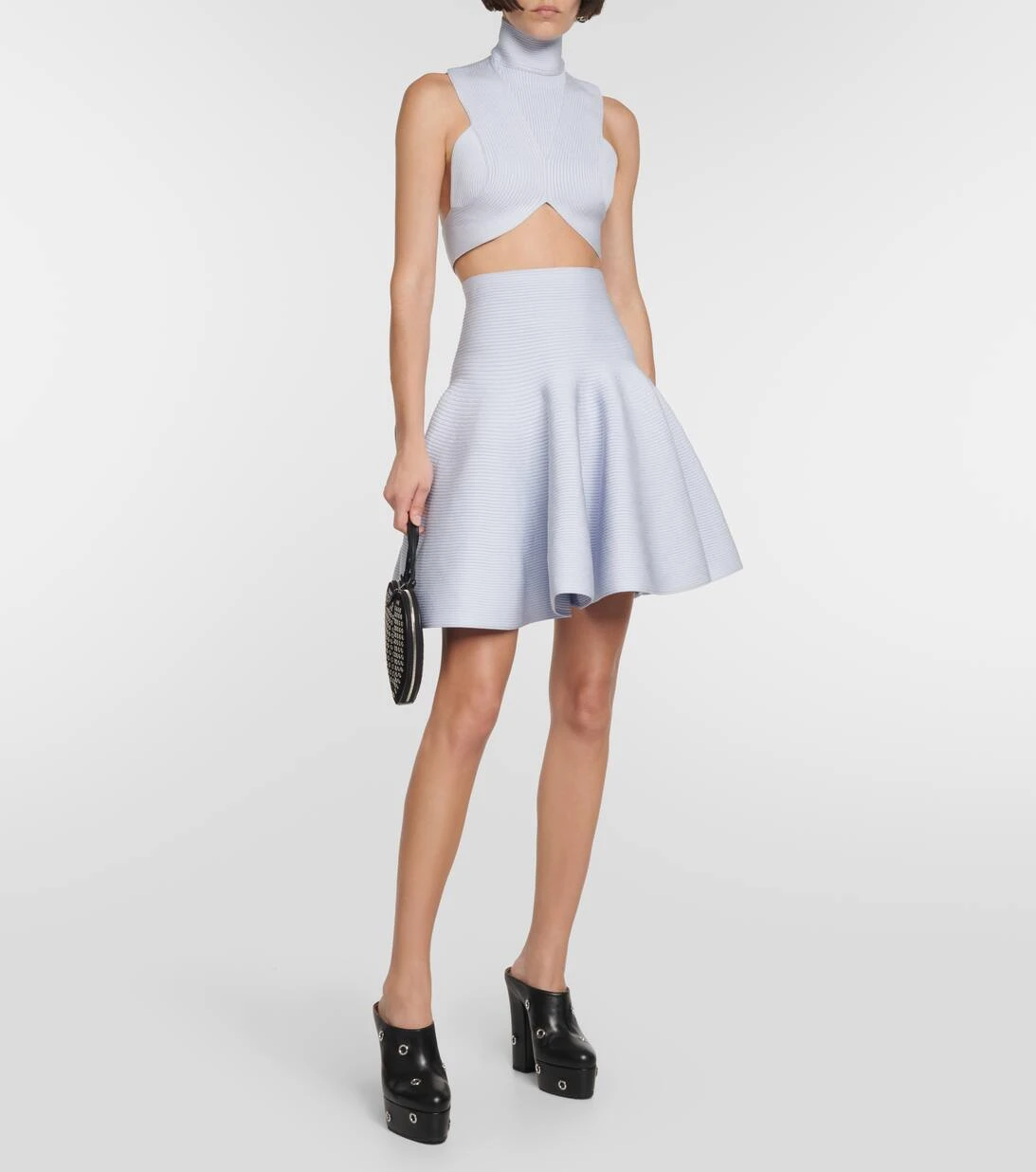 ALAIA Minirock Aus Rippstrick 2 ALAIA Minirock Aus Rippstrick – Bild 2