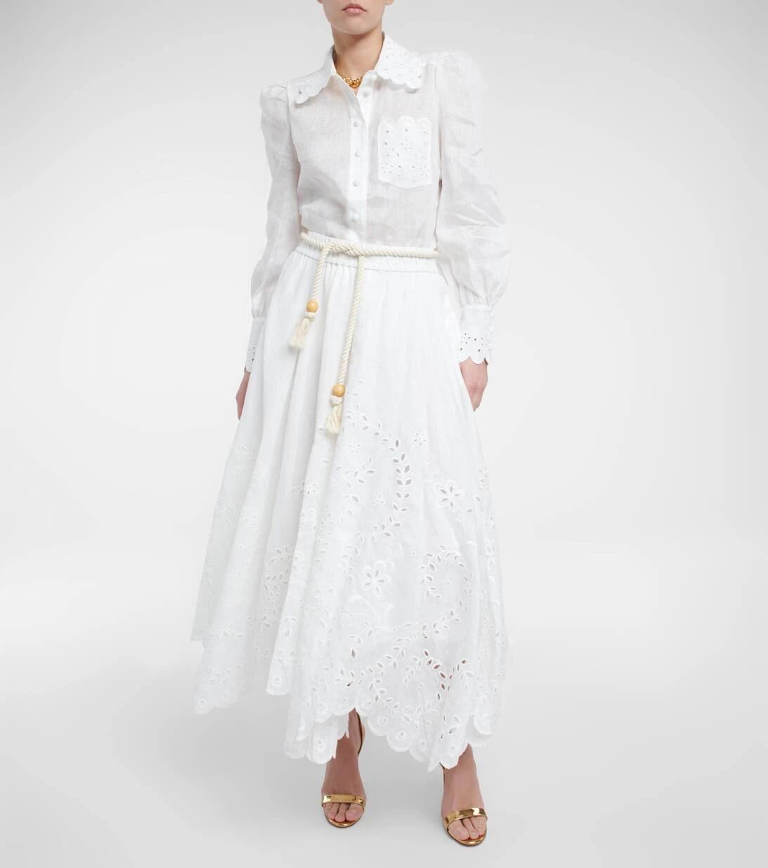 Zimmermann Midirock Clover Aus Leinen 2 Zimmermann Midirock Clover Aus Leinen – Bild 2