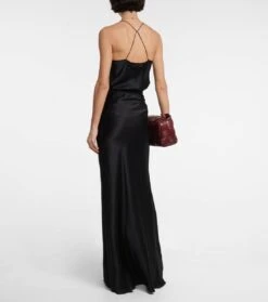 NILI LOTAN Maxirock Azalea Aus Seide -Odabashsa Geschaft P00753790 b2