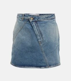 Loewe Minirock Anagram Aus Denim