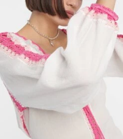 Minikleid Aus Baumwolle -Odabashsa Geschaft P00755267 d2