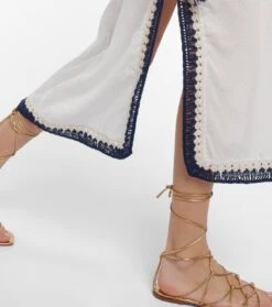 Midikleid Aus Baumwolle -Odabashsa Geschaft P00755297 d2