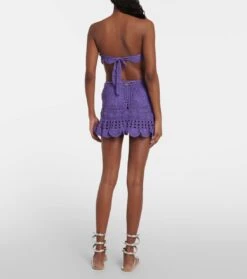 Minirock Aus Häkelstrick 6 Minirock Aus Häkelstrick -Odabashsa Geschaft P00755318 b2