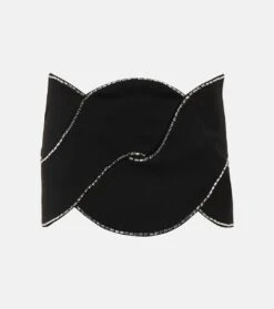 Area Verzierter Minirock Aus Wolle