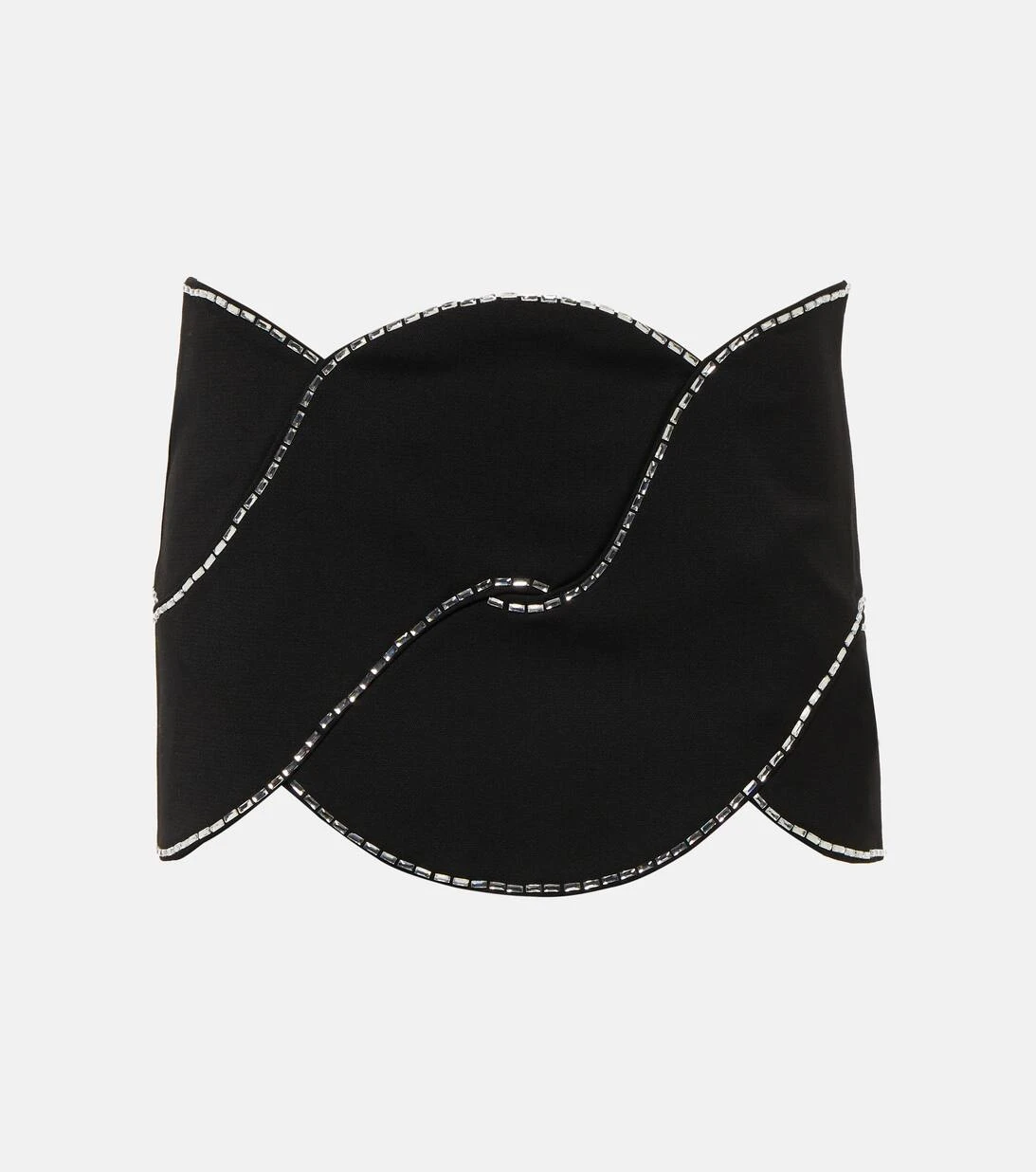 Area Verzierter Minirock Aus Wolle 1 Area Verzierter Minirock Aus Wolle