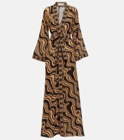 Rebecca Vallance Bedruckter Kaftan Thiago Aus Seide