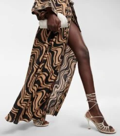 Rebecca Vallance Bedruckter Kaftan Thiago Aus Seide -Odabashsa Geschaft P00755688 d2