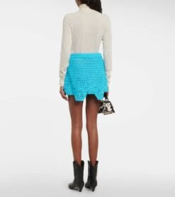 Alanui Minirock Blooming Flowers Aus Baumwolle -Odabashsa Geschaft P00756526 b2