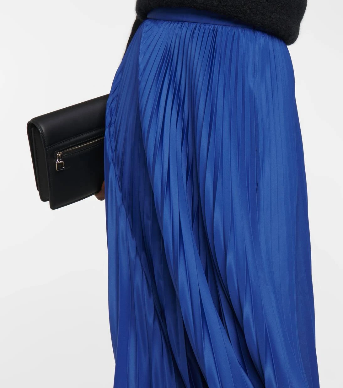 Max Mara Plissierter Maxirock Calte Aus Taft 4 Max Mara Plissierter Maxirock Calte Aus Taft – Bild 4