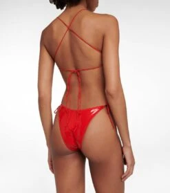 OSEREE Badeanzug Glow Mit Latex-Spitze -Odabashsa Geschaft P00757301 b2