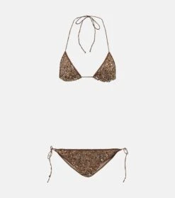 OSEREE Bikini Netquins Mit Pailletten