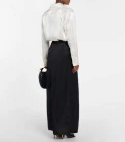 Bottega Veneta Maxirock Aus Einem Seidengemisch -Odabashsa Geschaft P00758239 b2