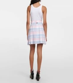 Minirock Aus Baumwoll-Piqué -Odabashsa Geschaft P00758264 b2