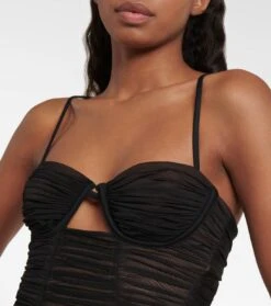 SELF PORTRAIT Badeanzug Aus Mesh -Odabashsa Geschaft P00759472 d1