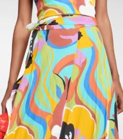 Etro Bedruckter High-Rise-Wickelrock -Odabashsa Geschaft P00759782 d1