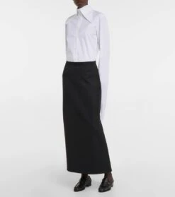 The Row Maxirock Avianna Aus Einem Wollgemisch -Odabashsa Geschaft P00759910 d3