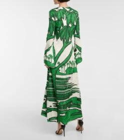 JOHANNA ORTIZ Bedrucktes Maxikleid -Odabashsa Geschaft P00760028 b2