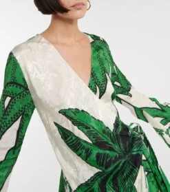 JOHANNA ORTIZ Bedrucktes Maxikleid -Odabashsa Geschaft P00760028 d1