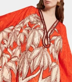 JOHANNA ORTIZ Kaftan Aus Jacquard -Odabashsa Geschaft P00760030 d1