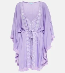 Melissa Odabash Bestickter Kaftan Isabelle