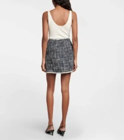 Veronica Beard Minirock Medford Aus Tweed -Odabashsa Geschaft P00764848 b2