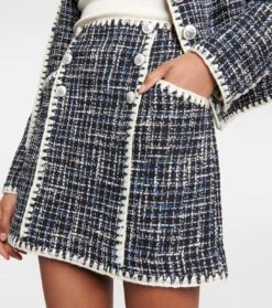 Veronica Beard Minirock Medford Aus Tweed -Odabashsa Geschaft P00764848 d1