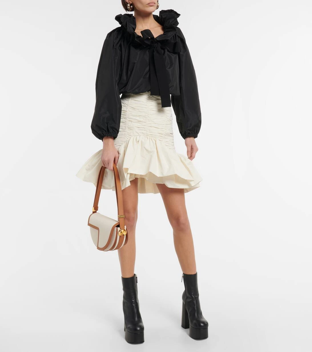 Minirock Aus Faille 2 Minirock Aus Faille – Bild 2