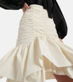 Minirock Aus Faille 7 Minirock Aus Faille -Odabashsa Geschaft P00765018 d1