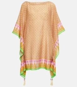 Tory Burch Kaftan Aus Baumwolle Und Seide