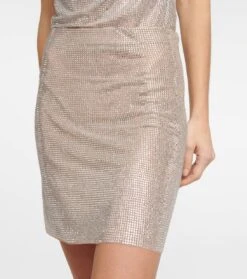 Minirock Mit Kristallen 7 Minirock Mit Kristallen -Odabashsa Geschaft P00767502 d2