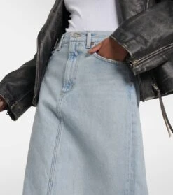 AGOLDE Maxirock Hilla Aus Denim -Odabashsa Geschaft P00769172 d1