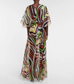 Bedruckter Cover-up Aus Seide -Odabashsa Geschaft P00769226 b2