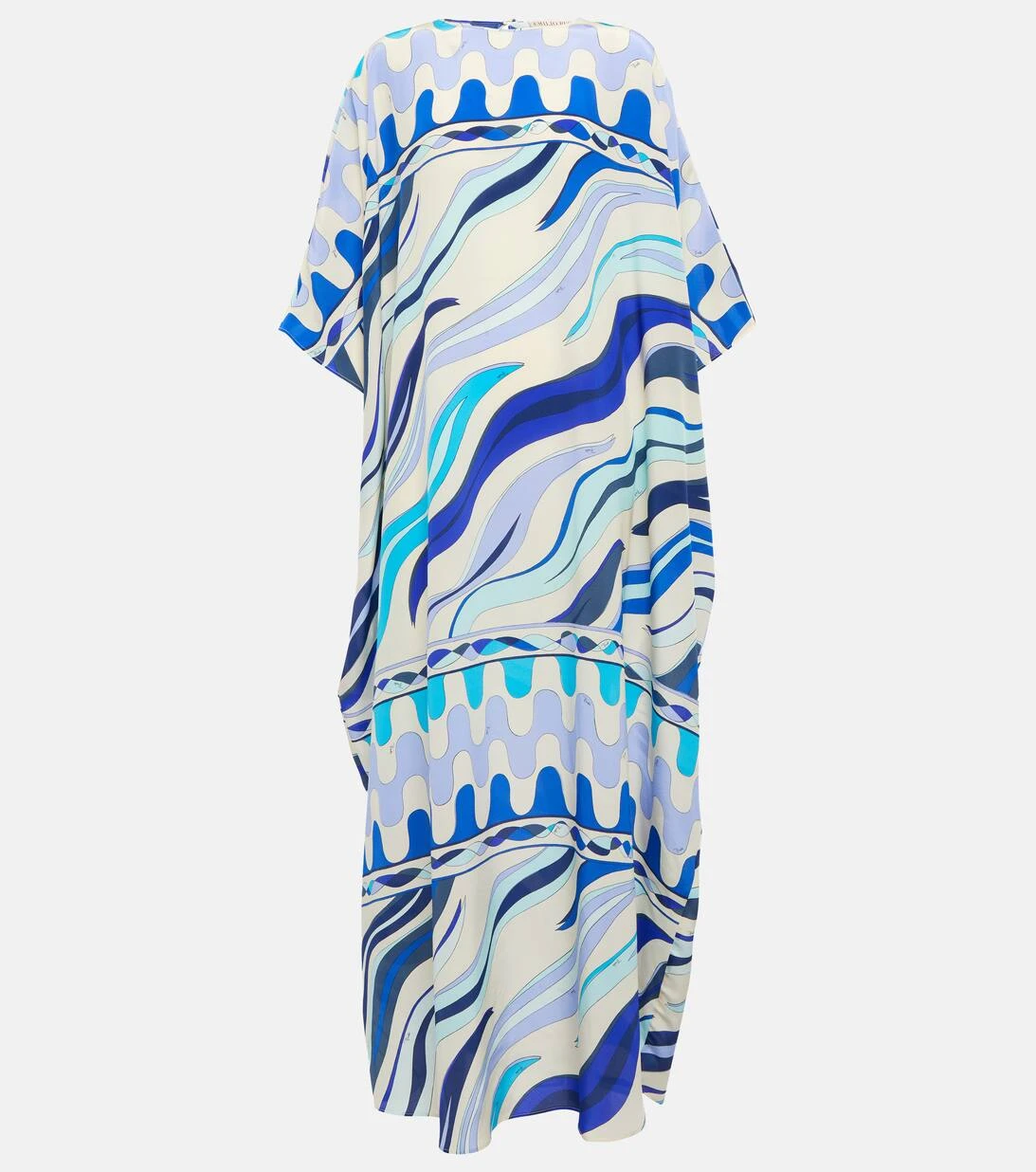 Bedruckter Kaftan Aus Seiden-Twill 1 Bedruckter Kaftan Aus Seiden-Twill