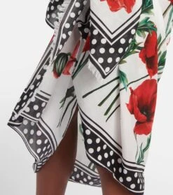 Dolce & Gabbana Bedruckter Pareo Aus Baumwolle -Odabashsa Geschaft P00771359 d2