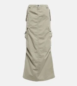 Coperni Low-Rise-Maxirock Aus Baumwolle