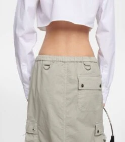 Coperni Low-Rise-Maxirock Aus Baumwolle -Odabashsa Geschaft P00773437 d2