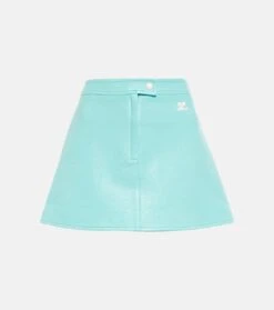 COURREGES Minirock Aus Einem Baumwollgemisch