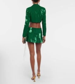 Minirock Aus Seide -Odabashsa Geschaft P00775022 b2