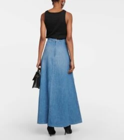 NILI LOTAN Maxirock Astrid Aus Denim -Odabashsa Geschaft P00779184 b2