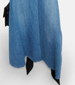 NILI LOTAN Maxirock Astrid Aus Denim -Odabashsa Geschaft P00779184 d2