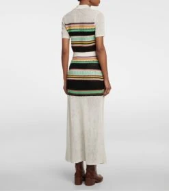 Chloé High-Rise-Maxirock Aus Wolle -Odabashsa Geschaft P00782257 b2