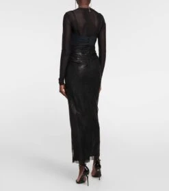 Dolce & Gabbana High-Rise-Midirock Aus Spitze -Odabashsa Geschaft P00785419 b2