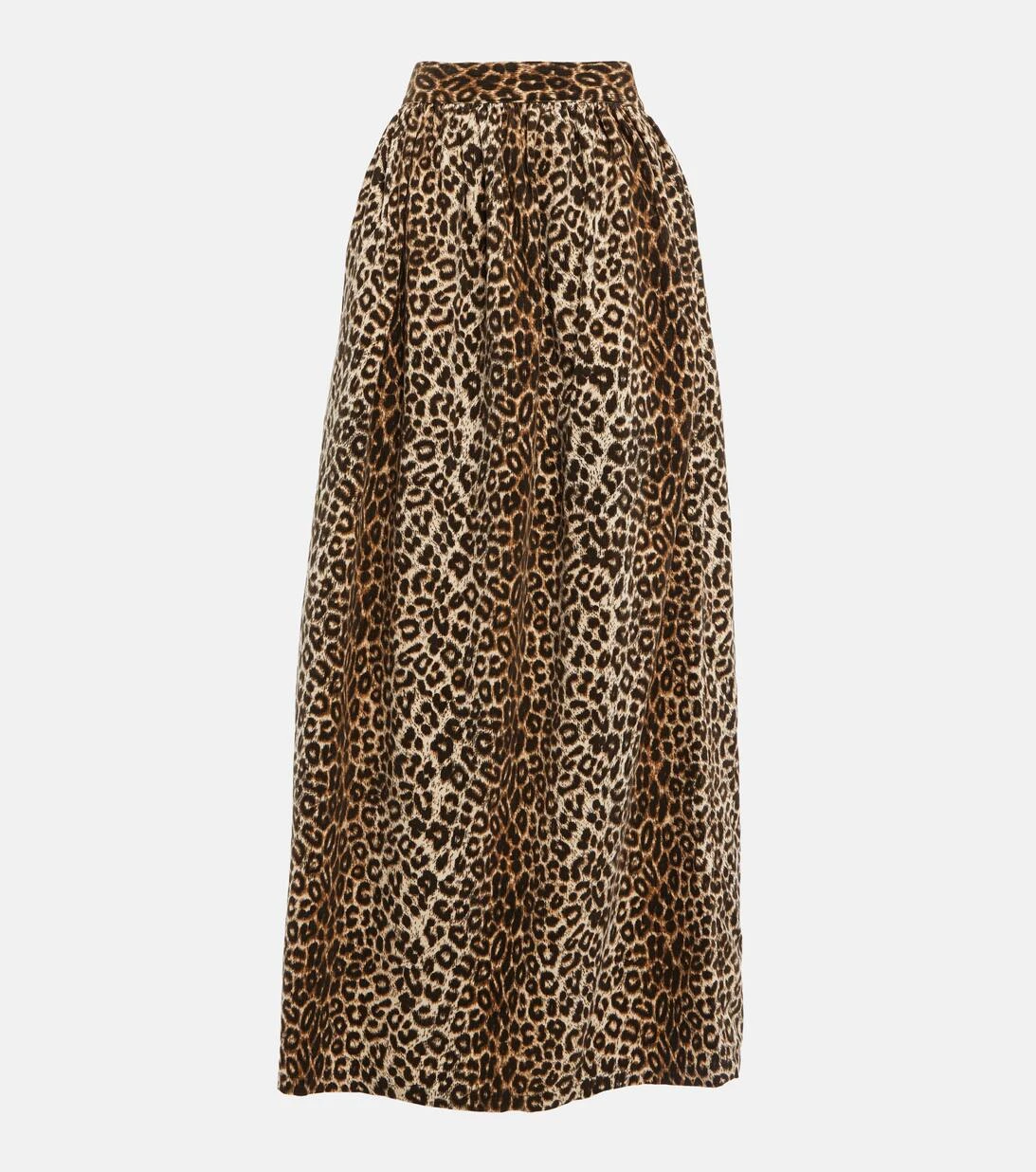 Midirock Aus Einem Baumwollgemisch 1 Midirock Aus Einem Baumwollgemisch