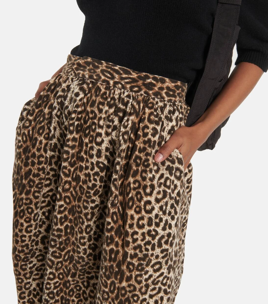 Midirock Aus Einem Baumwollgemisch 4 Midirock Aus Einem Baumwollgemisch – Bild 4