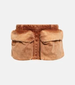 Miu Miu Bestickter Jeansrock