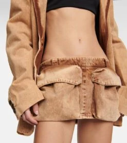 Miu Miu Bestickter Jeansrock -Odabashsa Geschaft P00787135 d1